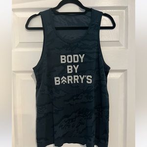 BARRY’S x Lululemon Men Tank Navy Blue/Gray Size L
